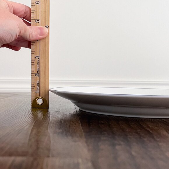 Williams-Sonoma La Mer Fish Porcelain Dinner Plate Brown Stripe Marc Lacaze 2008 - Picture 13 of 14